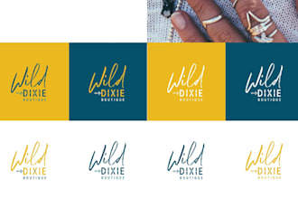 design a hand drawn botanical boho logo for your brand