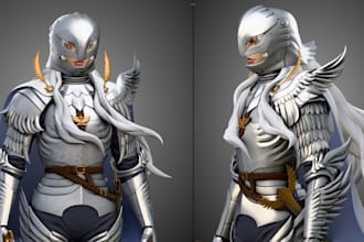 custom 3d character for games, 3d animation, 3d model, metahuman unity unreal e5