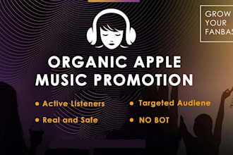 do organic USA germany canada itunes apple music promotion