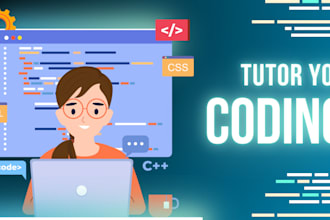 tutor you coding c, cpp, java, mysql, sql