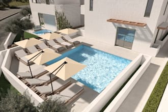 renew 3d villa,cgi beach hotel,3d resort,luxury apartment,3d swimming pool model