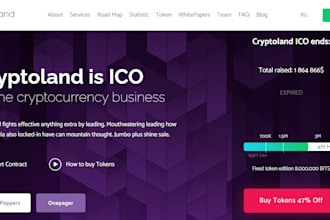 do crypto nft token meme coin pepe blockchain wordpress landing page and website