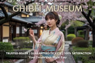 booked you your ghibli museum ticket and event in japan