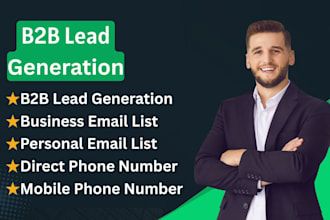collect business leads with valid emails and direct contact info