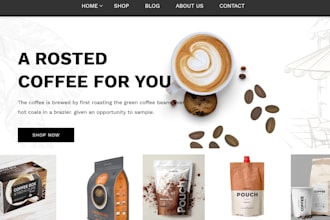 design coffee shopify store coffee store coffee private label coffee website