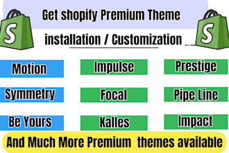 install the best latest shopify premium theme