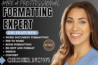 format fix and design microsoft ms word document