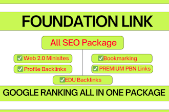 foundation links google ranking all in one package