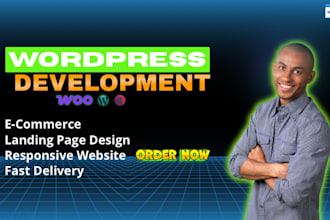 develop a wordpress website with elementor woocommerce SEO
