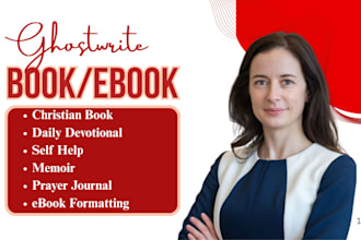 ghostwrite christian ebook, daily devotion self help memoir prayer journal ebook