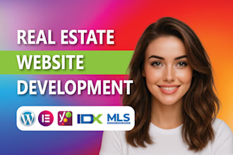 build a realtor, agent real estate website with idx mls integration in wordpress