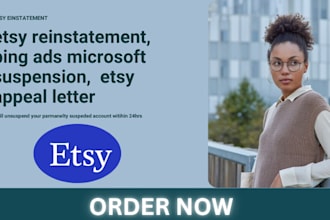 etsy reinstatement, bing ads microsoft suspension, google ads, appeal lettter