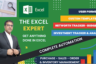 create custom excel templates, spreadsheets and dashboards