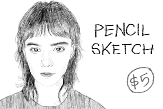 draw pencil sketch portrait