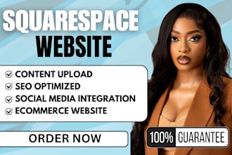 create a professional SEO optimized squarespace website design