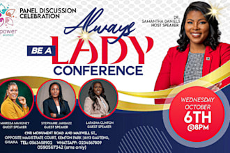 do exceptional event flyer design, postcard or church flyer