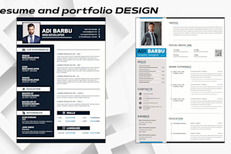 make resume and portfolio design