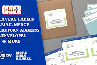 do mail merge for avery labels, envelopes, letters, 5160 labels
