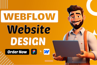 design or develop a responsive webflow website, figma to webflow expert