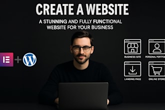 create a stunning and fully functional website for your business