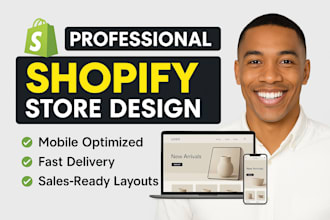 design a premium shopify dropshipping store