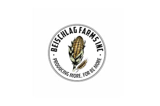 design excellent grows crops and grows chickens logo