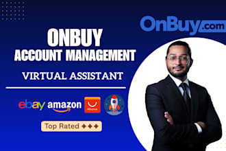 manage onbuy account, create onbuy listings and onbuy VA expert from amazon ebay
