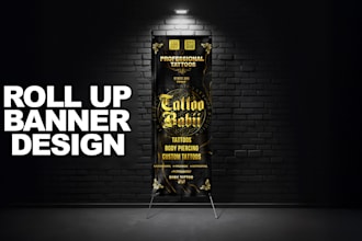 design professional roll up banners