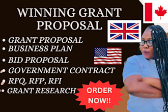 write winning grant proposal bid proposal business plan rfp