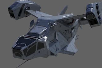 do 3d armored tank, aircraft model 3d spaceship model 3d car model for game