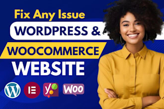 fix wordpress issue fix,wordpress error,wordpress bug fix woocommerce fix expert