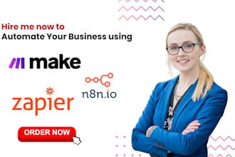 make com scenario zapier n8n automation workflow ai agent integration zoho