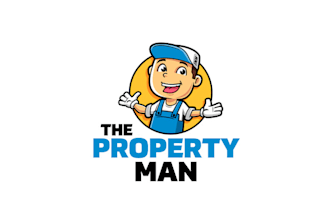 design modern property care and service business logo