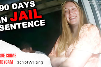 write true crime and bodycam script for youtube