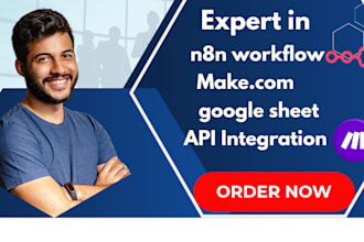 automate google workflows and ai agent with make com  n8n