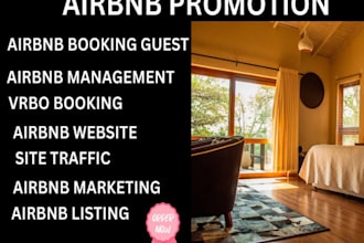 promote airbnb listing bookings airbnb traffic marketing airbnb optimization