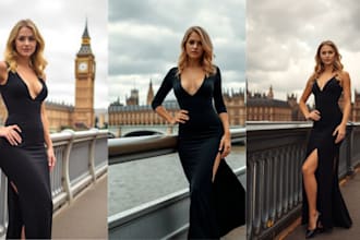 create model and fashion photography using ai midjourney
