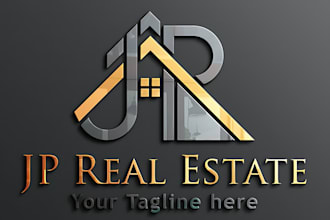 do real estat, realtor, construction or property logo design