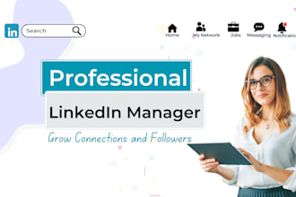 be your linkedin manager and content creator, ghostwriter, carousel post design