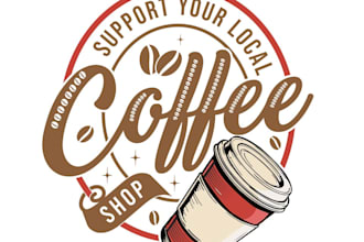 design modern coffee shop logo