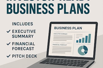 write a professional business plan for your company