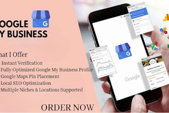 create verified active google my business listing with instant verification