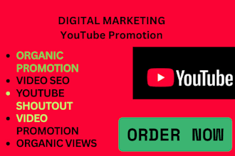 organic growth youtube shoutout organic views video promotion organic promotion