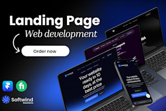 build or redesign responsive landing page on framer