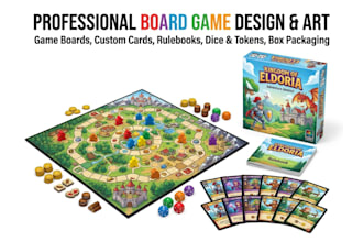 do board game design card game design tabletop game box rulebook design