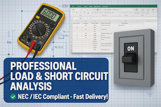 do electrical load and short circuit calculations for building safety compliance