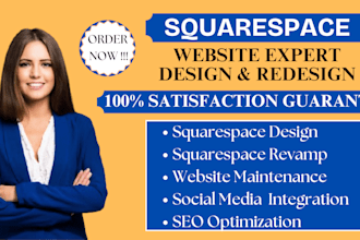 create squarespace furniture  website design, redesign, and SEO optimization