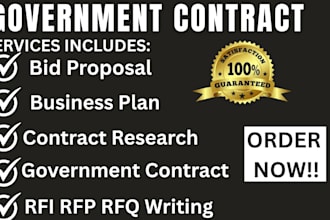 write a winning bid proposal government contract rfq rfp capability statement