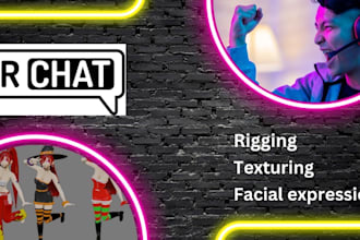 craft a stylized vrchat avatar with a unique visual theme