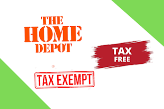 do home depot sales tax exemption